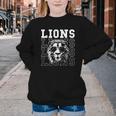 Vintage Lions School Spirit Fan Team Back To School Youth Crewneck Sweatshirt Vintage Lions School Spirit Fan Team Back To School Youth Crewneck Sweatshirt