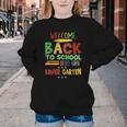 Welcome Back To School Kinder Garten First Day Of School Kid Youth Crewneck Sweatshirt Welcome Back To School Kinder Garten First Day Of School Kid Youth Crewneck Sweatshirt