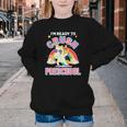 Welcome Back To School Unicorn Crushing Preschool Youth Crewneck Sweatshirt
