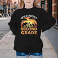 Wild About Second Grade Zoo Animals Back To School Safari Youth Crewneck Sweatshirt Wild About Second Grade Zoo Animals Back To School Safari Youth Crewneck Sweatshirt