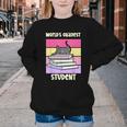 World's Okayest Student Fun Back To School & New Term Youth Crewneck Sweatshirt World's Okayest Student Fun Back To School & New Term Youth Crewneck Sweatshirt