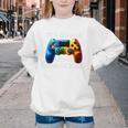 7th Grade Level Unlocked Back To School Gamer Boys Girls Youth Crewneck Sweatshirt