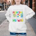 Back To School Assistant Principal The Students Are My Why Premium Tri-Blend Youth Crewneck Sweatshirt Back To School Assistant Principal The Students Are My Why Premium Tri-Blend Youth Crewneck Sweatshirt