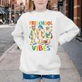 Back To School Cute Goose Preschool Vibes Girls Boys Youth Crewneck Sweatshirt Back To School Cute Goose Preschool Vibes Girls Boys Youth Crewneck Sweatshirt