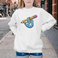 Back To School Seventh Grade Sloth Hanging Out In 7th Grade Performance Youth Crewneck Sweatshirt