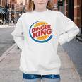 Baseball Dinger King Logo For Home Run Players And Fan Youth Crewneck Sweatshirt Baseball Dinger King Logo For Home Run Players And Fan Youth Crewneck Sweatshirt