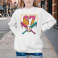 Baseball Ice Cream Drip Number 67 Player 67th Birthday Premium Tri-Blend Youth Crewneck Sweatshirt Baseball Ice Cream Drip Number 67 Player 67th Birthday Premium Tri-Blend Youth Crewneck Sweatshirt