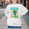 Bruh We Back 3rd Grade Back To School Gamer Dabbing Boy Kids Youth Crewneck Sweatshirt Bruh We Back 3rd Grade Back To School Gamer Dabbing Boy Kids Youth Crewneck Sweatshirt