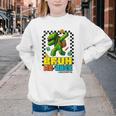 Bruh We Back Kindergarten Back To School Gamer Dabbing Boy Youth Crewneck Sweatshirt Bruh We Back Kindergarten Back To School Gamer Dabbing Boy Youth Crewneck Sweatshirt