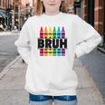 BRUH Back To School Colorful Crayons First Day Of School Youth Crewneck Sweatshirt BRUH Back To School Colorful Crayons First Day Of School Youth Crewneck Sweatshirt