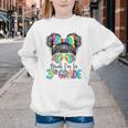 Bruh I'm In Third 3rd Grade Tie Dye Girl Back To School Tee Youth Crewneck Sweatshirt