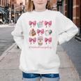 Cute Coquette Bows Assistant Principal Life Back To School Youth Crewneck Sweatshirt Cute Coquette Bows Assistant Principal Life Back To School Youth Crewneck Sweatshirt
