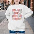 In My First Grade Era Cute Groovy 1st Grade Back To School Youth Crewneck Sweatshirt In My First Grade Era Cute Groovy 1st Grade Back To School Youth Crewneck Sweatshirt