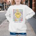 Fourth Grade Dream Team Smile Face Back To School 4th Grade Youth Crewneck Sweatshirt Fourth Grade Dream Team Smile Face Back To School 4th Grade Youth Crewneck Sweatshirt