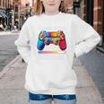 Game Over Back To School Gaming Controller Kids Gamer Premium Tri-Blend Youth Crewneck Sweatshirt