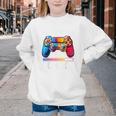 Game Over Back To School Shirt Kids First Day School Youth Crewneck Sweatshirt