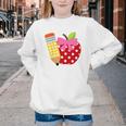 Girls Back To School Apple Toddler First Day Of Preschool Youth Crewneck Sweatshirt Girls Back To School Apple Toddler First Day Of Preschool Youth Crewneck Sweatshirt