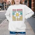 Groovy 5th Grade Back To School First Day Of Fifth Grade Youth Crewneck Sweatshirt