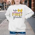 Hello First Grade For Girls Boys Cute Back To School Pencil Youth Crewneck Sweatshirt Hello First Grade For Girls Boys Cute Back To School Pencil Youth Crewneck Sweatshirt