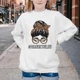 HR Director Leopard Messy Bun Appreciation Back To School Performance Youth Crewneck Sweatshirt HR Director Leopard Messy Bun Appreciation Back To School Performance Youth Crewneck Sweatshirt