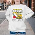 I'm Ready To Crush Pre-K Excavator Back To School Boys Youth Crewneck Sweatshirt