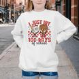 I Just Hit 100 Days Of School Baseball 100th Day Teacher Kid Youth Crewneck Sweatshirt I Just Hit 100 Days Of School Baseball 100th Day Teacher Kid Youth Crewneck Sweatshirt