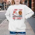 I Just Hit 100 Days Of School Baseball Boy Girl Teacher Youth Crewneck Sweatshirt