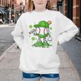 Kids Boys Happy St Patricks Day Kids Baseball Ice Cream Drip Youth Crewneck Sweatshirt
