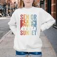 Last First Day Senior Sunset Class Of 2025 Back To School Performance Youth Crewneck Sweatshirt