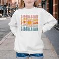 Librarian Retro Find Me At The Library Back To School Youth Crewneck Sweatshirt Librarian Retro Find Me At The Library Back To School Youth Crewneck Sweatshirt