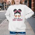 Little Miss 3rd Grade Messy Bun Back To School Youth Crewneck Sweatshirt Little Miss 3rd Grade Messy Bun Back To School Youth Crewneck Sweatshirt