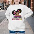 Little Miss Kindergarten Afro Puff Girl Back To School Youth Crewneck Sweatshirt Little Miss Kindergarten Afro Puff Girl Back To School Youth Crewneck Sweatshirt