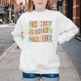 Oh Hey Second Grade Cute Groovy Back To School 2nd Grade Youth Crewneck Sweatshirt Oh Hey Second Grade Cute Groovy Back To School 2nd Grade Youth Crewneck Sweatshirt