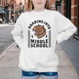 Roaring Into Middle School Tiger Back To School Boy Girl Kid Youth Crewneck Sweatshirt Roaring Into Middle School Tiger Back To School Boy Girl Kid Youth Crewneck Sweatshirt