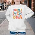 In My Second Grade Era Back To School Retro Groovy 2nd Grade Youth Crewneck Sweatshirt In My Second Grade Era Back To School Retro Groovy 2nd Grade Youth Crewneck Sweatshirt