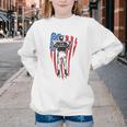 US Flag Baseball Player Batter Sport Lover Team Coach Family Youth Crewneck Sweatshirt US Flag Baseball Player Batter Sport Lover Team Coach Family Youth Crewneck Sweatshirt