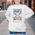 They Don’t Think It Be Like It Is But It Do Baseball Youth Crewneck Sweatshirt They Don’t Think It Be Like It Is But It Do Baseball Youth Crewneck Sweatshirt