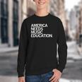 America Needs Music Education Advocacy Back To School Youth Crewneck Sweatshirt America Needs Music Education Advocacy Back To School Youth Crewneck Sweatshirt