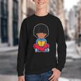 Back To School Afro African American Boy Student Youth Crewneck Sweatshirt Back To School Afro African American Boy Student Youth Crewneck Sweatshirt