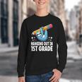 Back To School First Grade Sloth Hanging Out In 1st Grade Youth Crewneck Sweatshirt Back To School First Grade Sloth Hanging Out In 1st Grade Youth Crewneck Sweatshirt