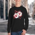 Baseball 67 Six Seven Gen Alpha Meme Valentine's Day Youth Crewneck Sweatshirt Baseball 67 Six Seven Gen Alpha Meme Valentine's Day Youth Crewneck Sweatshirt