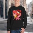 Baseball Heart Valentine Baseball Ice Cream Drip Boys Girls Youth Crewneck Sweatshirt Baseball Heart Valentine Baseball Ice Cream Drip Boys Girls Youth Crewneck Sweatshirt