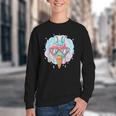 Baseball Ice Cream Heart Sunglasses Youth Boys Valentine Youth Crewneck Sweatshirt