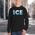 Baseball ICE Ice Cream Drip Baseball Drip Baseball Youth Crewneck Sweatshirt