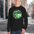 Baseball Irish Shamrock Lucky Clover St Patricks Day Boys Youth Crewneck Sweatshirt