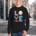 Baseball Love Drip Ice Cream Colorful Baseball Youth Crewneck Sweatshirt Baseball Love Drip Ice Cream Colorful Baseball Youth Crewneck Sweatshirt