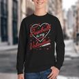 Baseball Is My Valentine Coach Player Lovers Cool Sport Love Youth Crewneck Sweatshirt