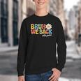 Bruh We Back 8th Grade First Day Of School Back To School Youth Crewneck Sweatshirt