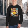 Bruh We Back Sophomore Retro Back To School Boys Girls Kids Youth Crewneck Sweatshirt Bruh We Back Sophomore Retro Back To School Boys Girls Kids Youth Crewneck Sweatshirt