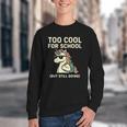 Too Cool For School Unicorn Back To School Humor Youth Crewneck Sweatshirt Too Cool For School Unicorn Back To School Humor Youth Crewneck Sweatshirt